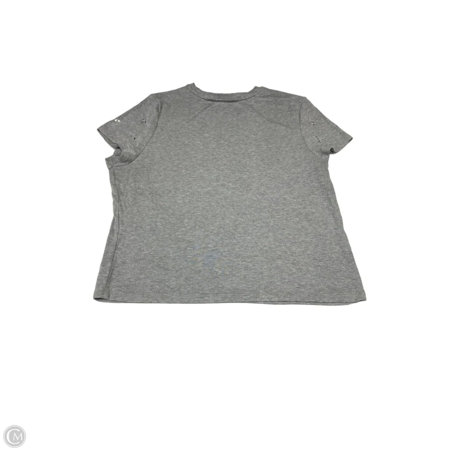 Top Short Sleeve By Bailey 44 In Grey, Size: Xl