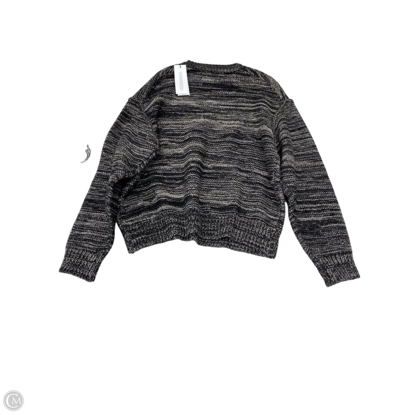 Sweater Designer By Ugg In Black & Grey, Size: L