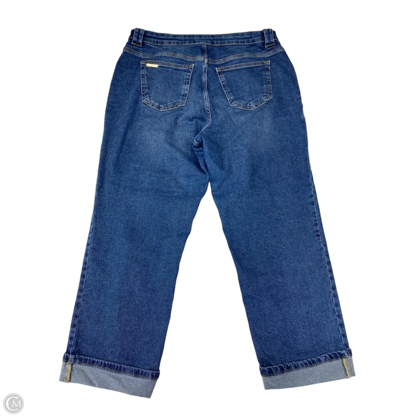 Jeans Designer By Michael Kors In Blue Denim, Size: 10