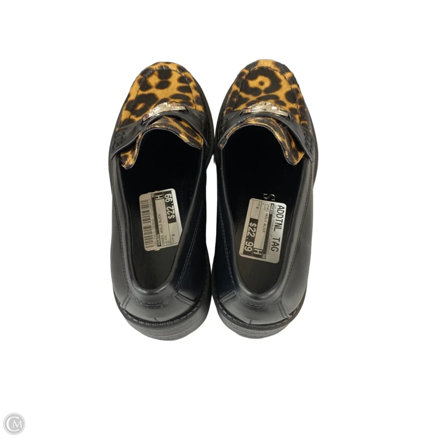 Shoes Heels Block By Guess In Black, Size: 8