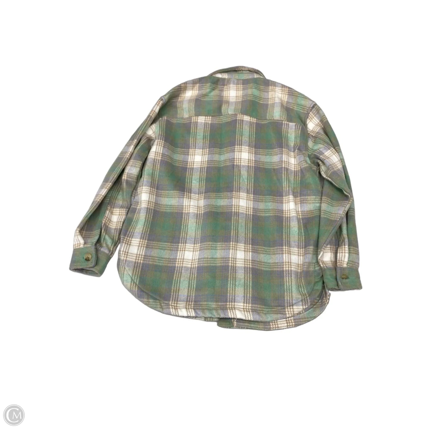 Jacket Utility By Members Mark In Plaid Pattern, Size: S