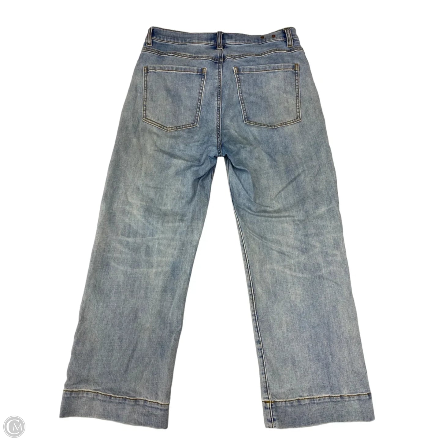 Jeans Wide Leg By Cabi In Blue Denim, Size: 6
