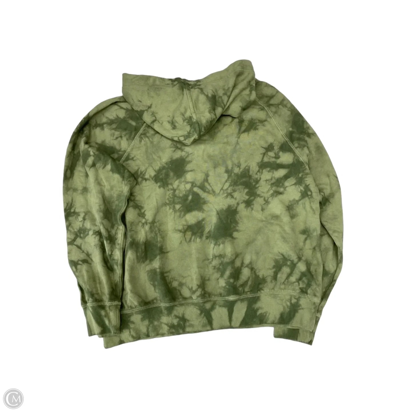 Sweatshirt Hoodie By Old Navy In Green, Size: M