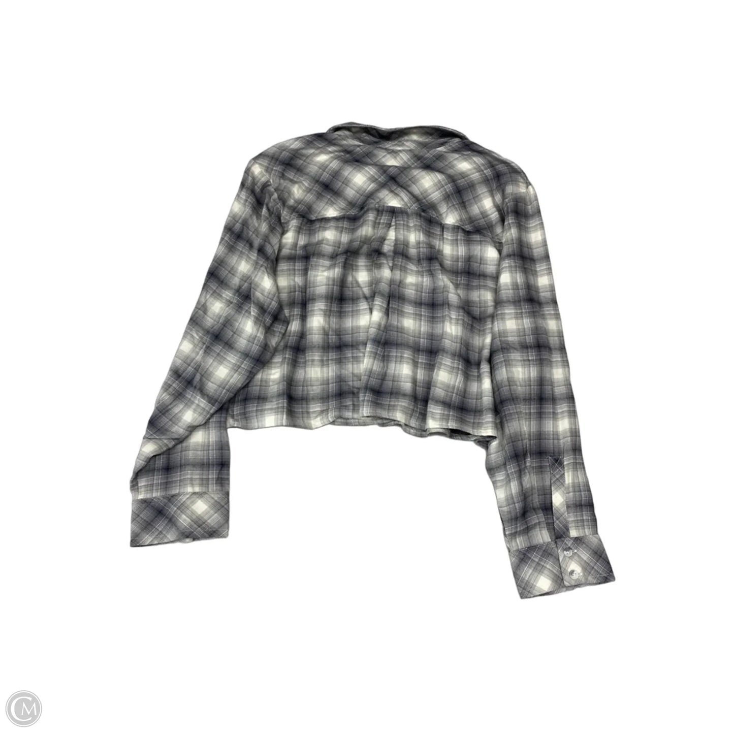 Top Long Sleeve By Torrid In Plaid Pattern, Size: 2x