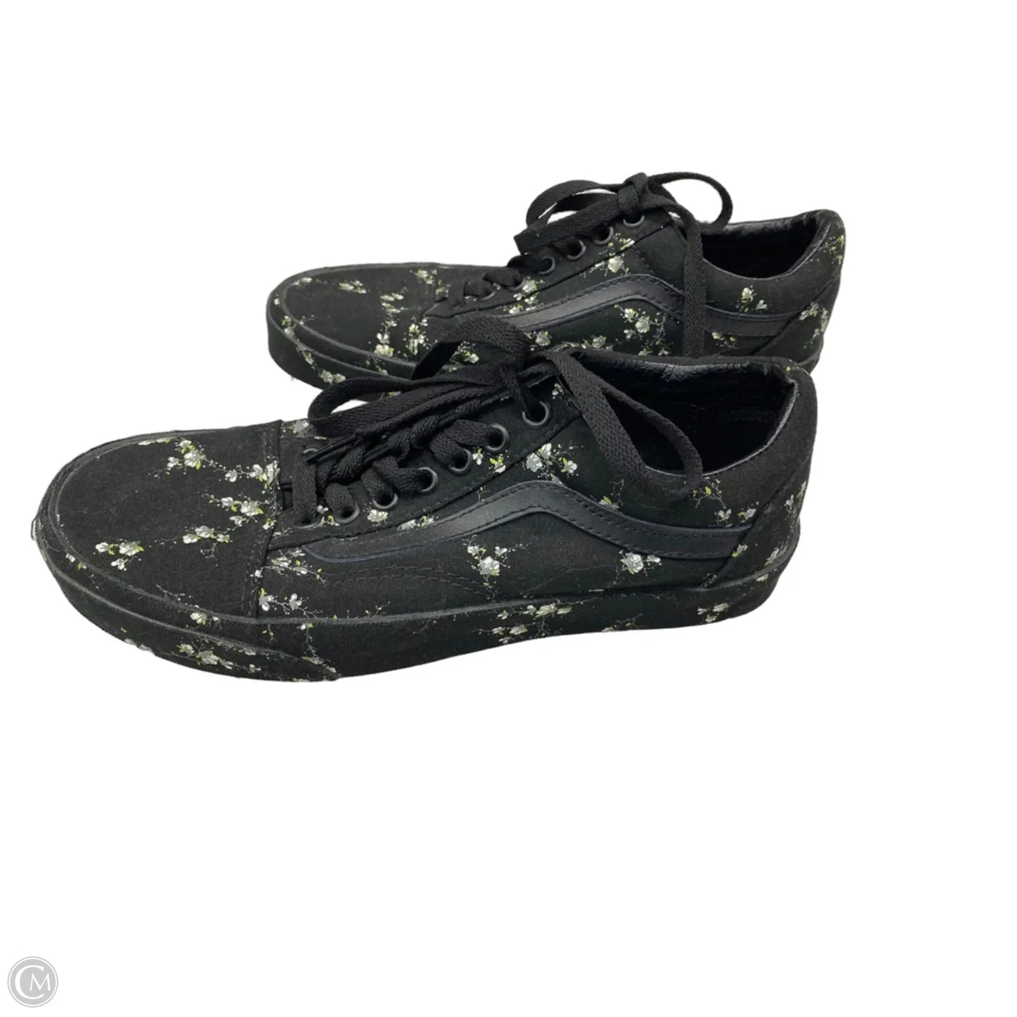 Shoes Sneakers By Vans In Floral Print, Size: 8