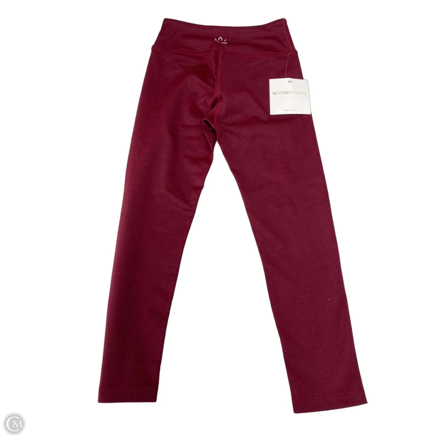 Athletic Leggings By Beyond Yoga In Red, Size: Xs