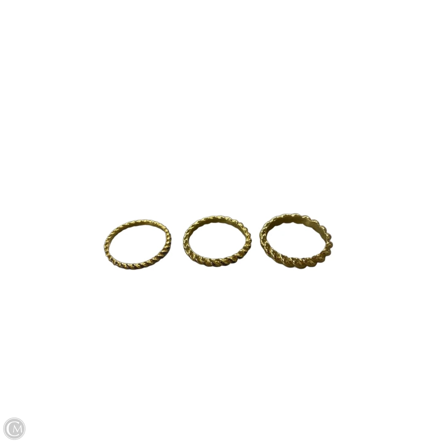 Ring Stackable By Clothes Mentor, Size: 03 Piece Set
