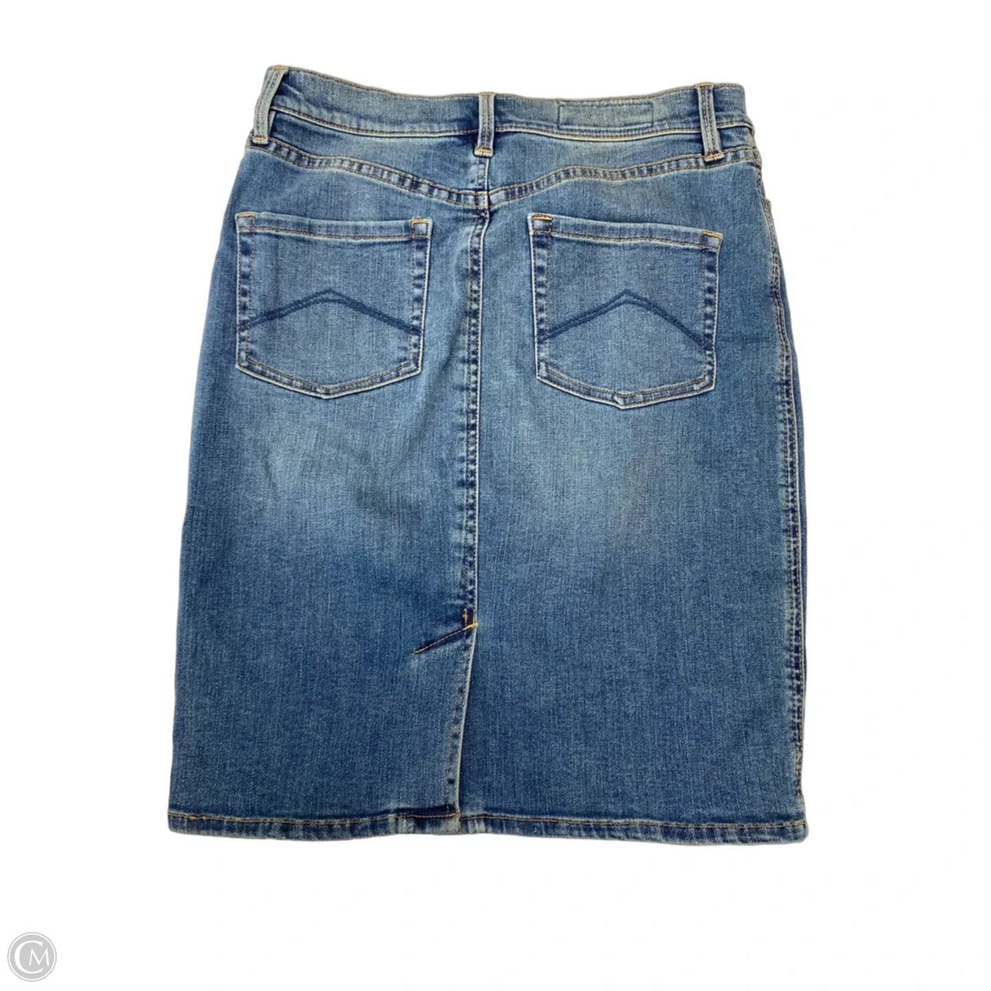 Skirt Mini & Short By Armani Exchange In Blue Denim, Size: 4