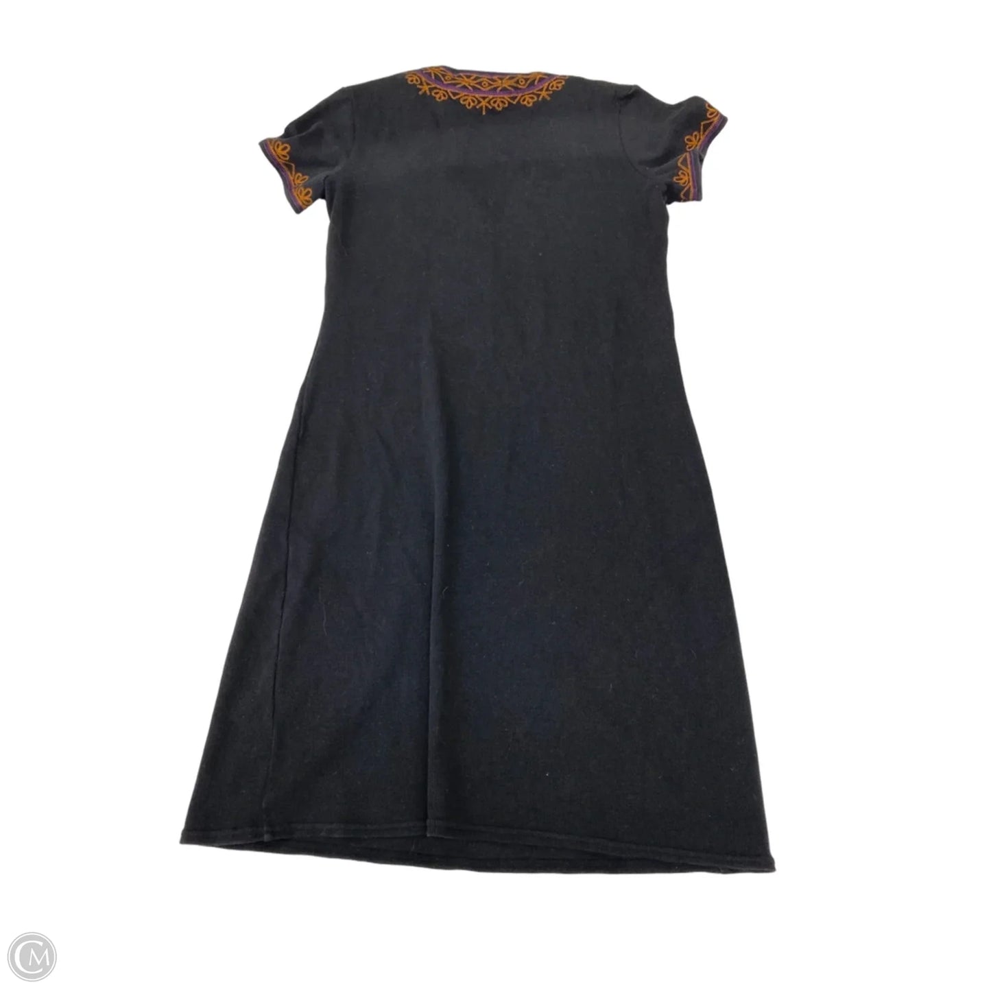 Dress Casual Short By Moda Intl In Black & Brown, Size: M