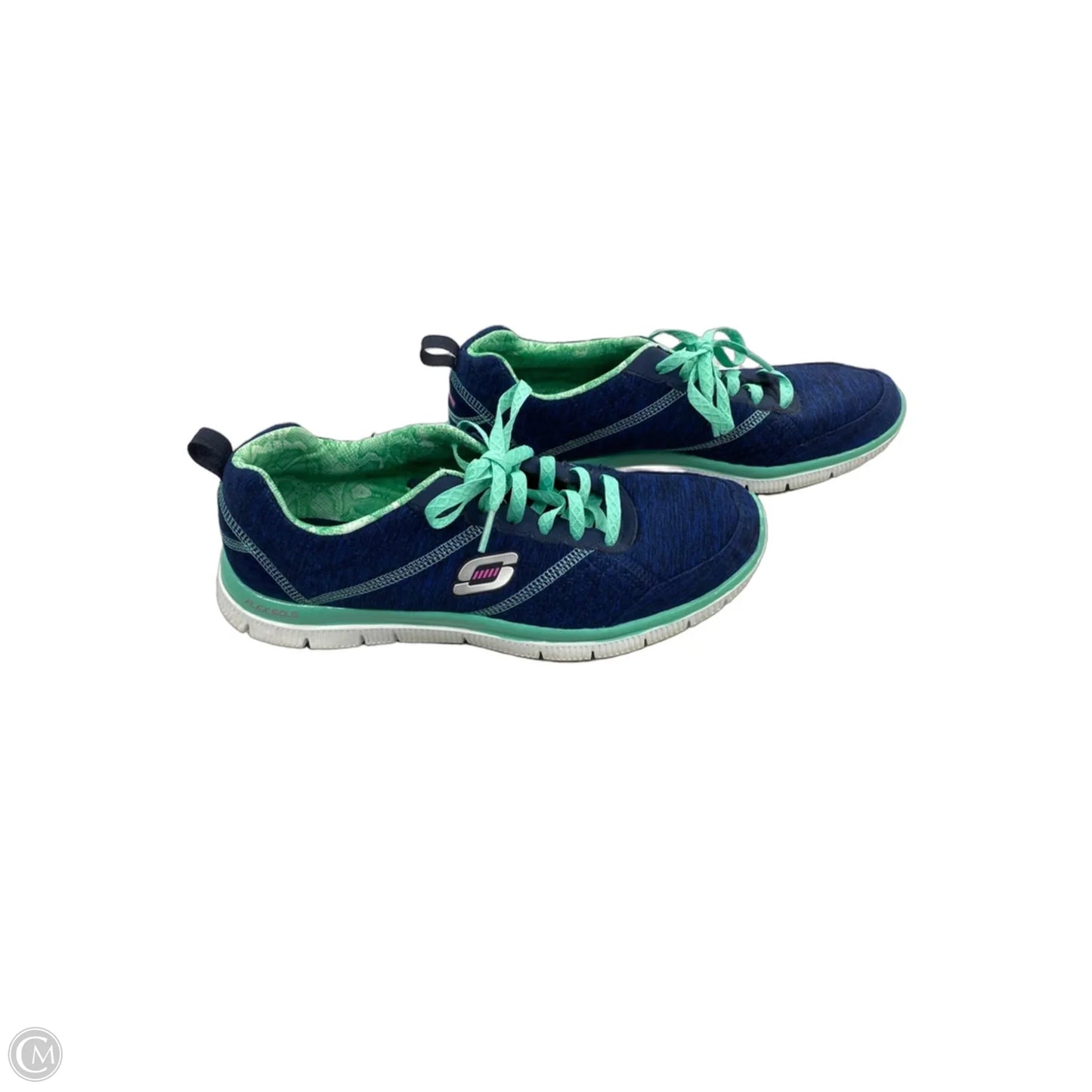 Shoes Athletic By Skechers In Navy, Size: 10