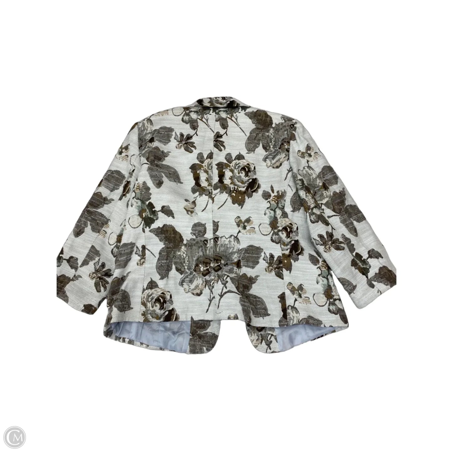 Blazer By Sag Harbor In Floral Print, Size: Xl
