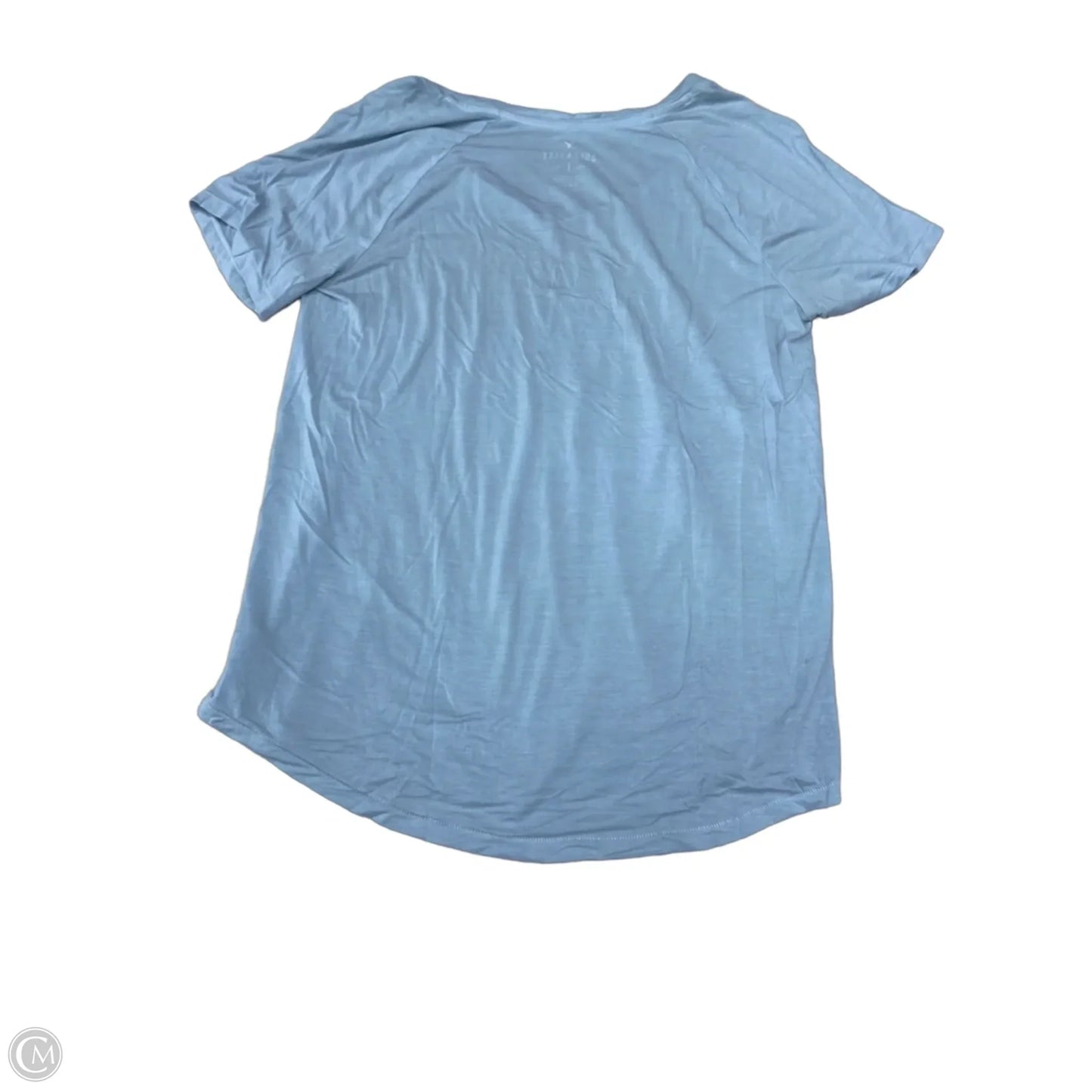 Top Short Sleeve Basic By American Eagle In Blue, Size: S