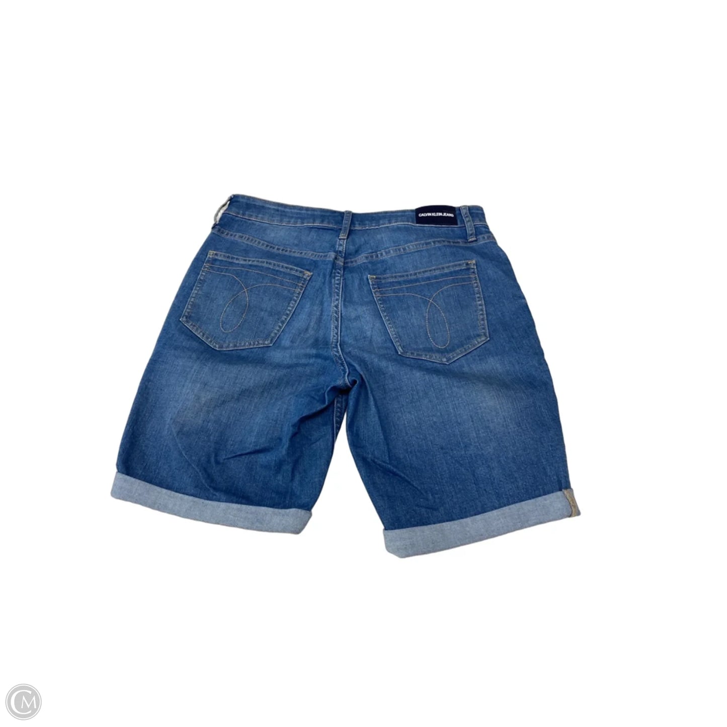Shorts By Calvin Klein In Blue Denim, Size: 6