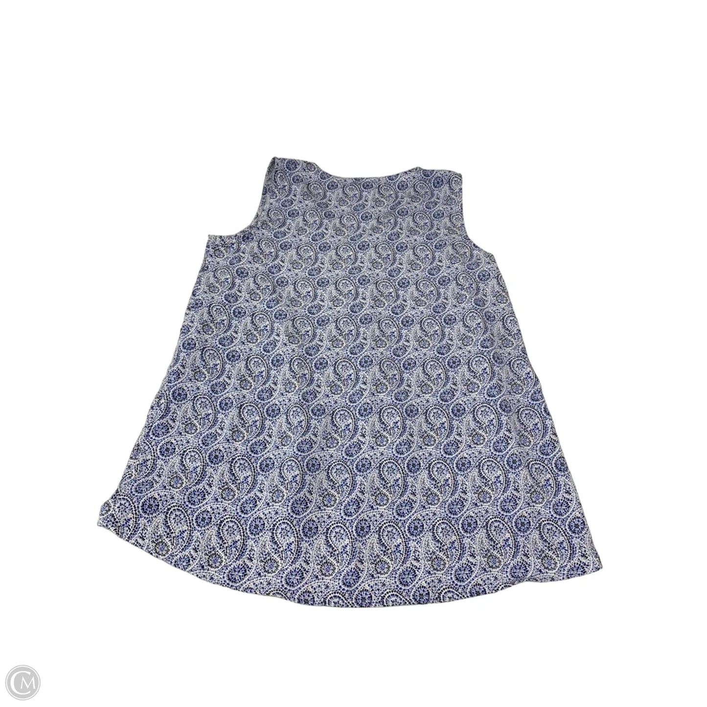 Blouse Sleeveless By Fever In Paisley Print, Size: S