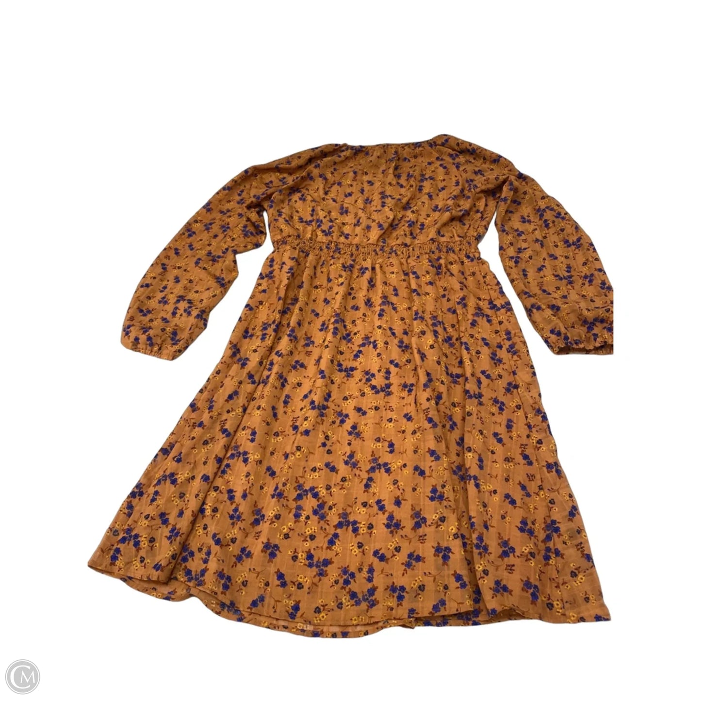 Dress Casual Midi By Draper James Rsvp In Floral Print, Size: Xl
