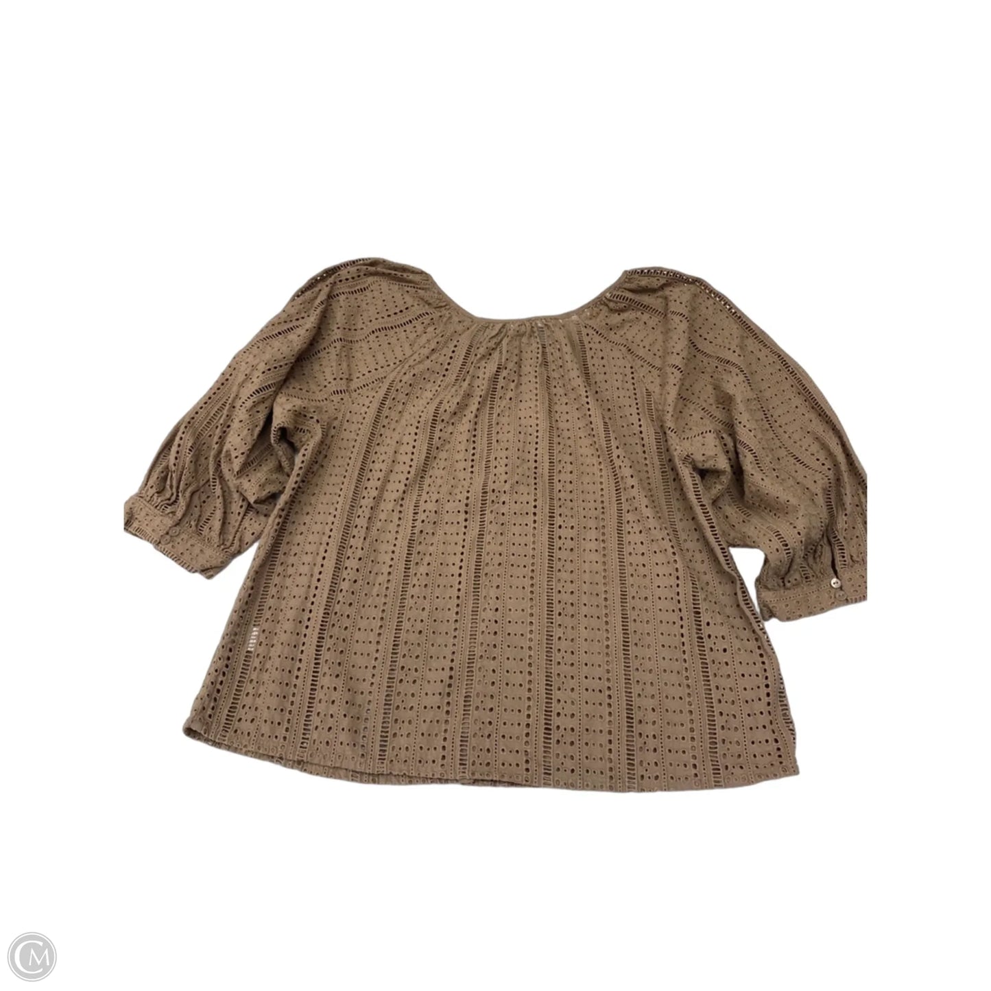 Top Long Sleeve By Joie In Brown, Size: M