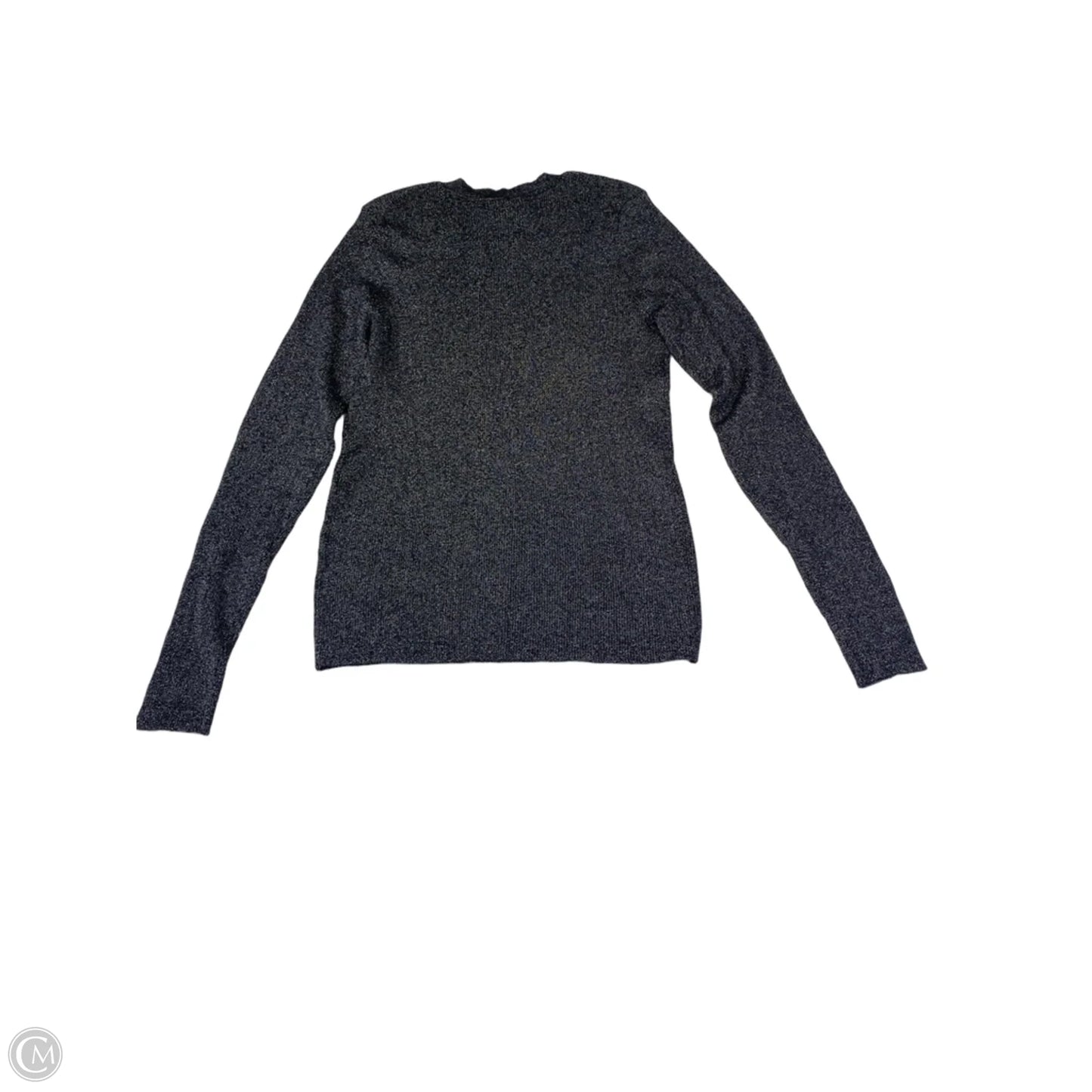 Top Long Sleeve Basic By Banana Republic In Grey, Size: L