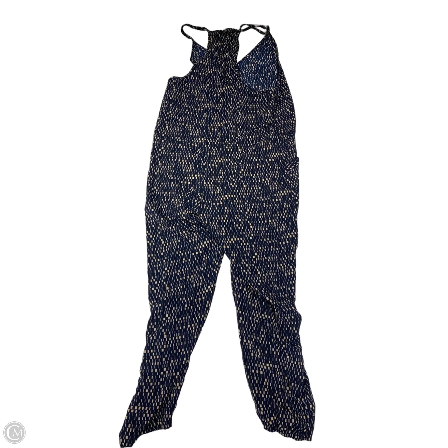 Jumpsuit By Dress Forum In Blue & Cream, Size: S