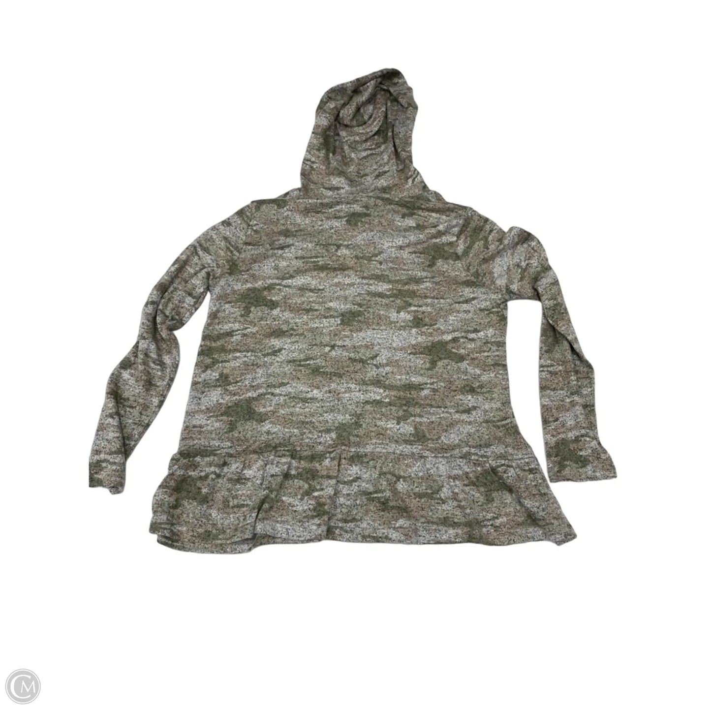 Sweatshirt Hoodie By Jane And Delancey In Camouflage Print, Size: L
