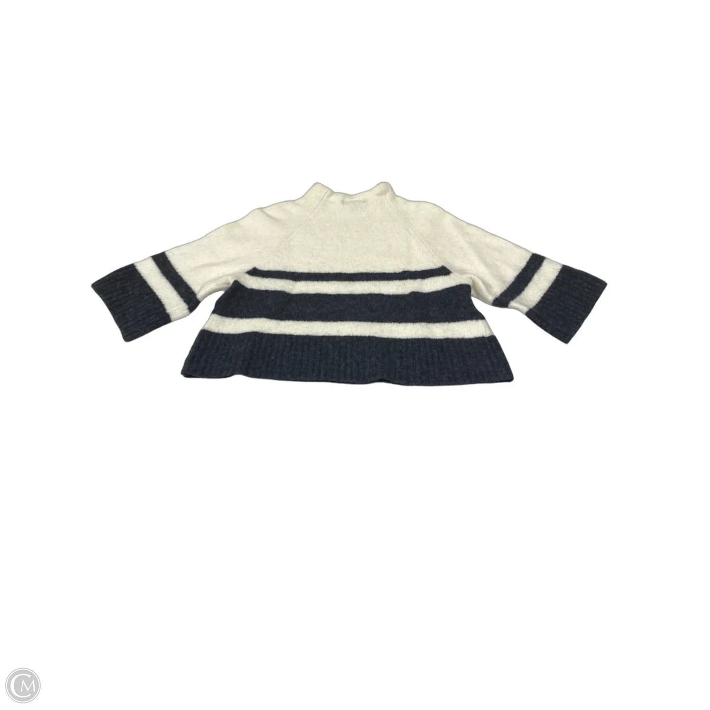Sweater By Banana Republic In Grey & White, Size: Xsp