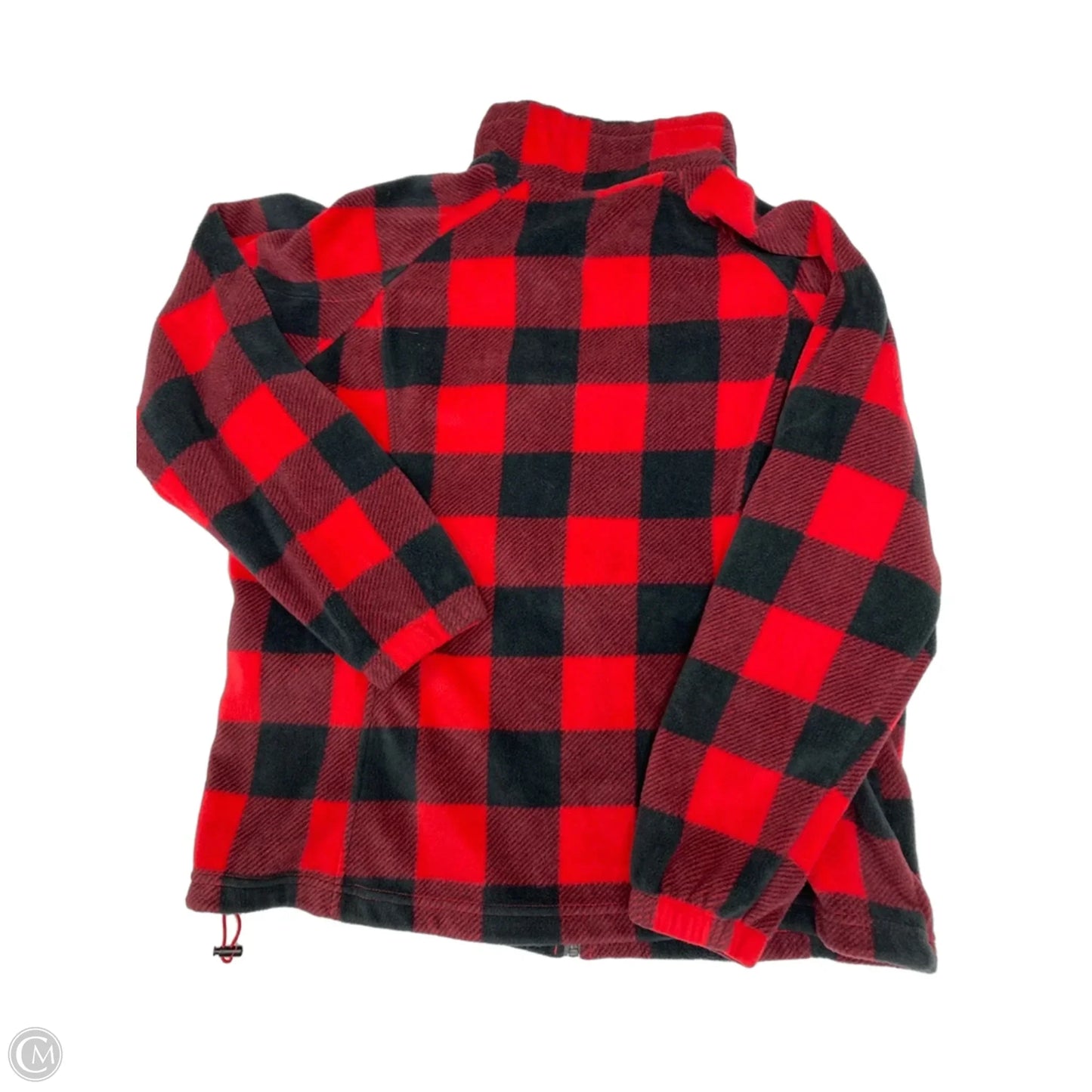 Athletic Sweatshirt Collar By Columbia In Plaid Pattern, Size: 2x