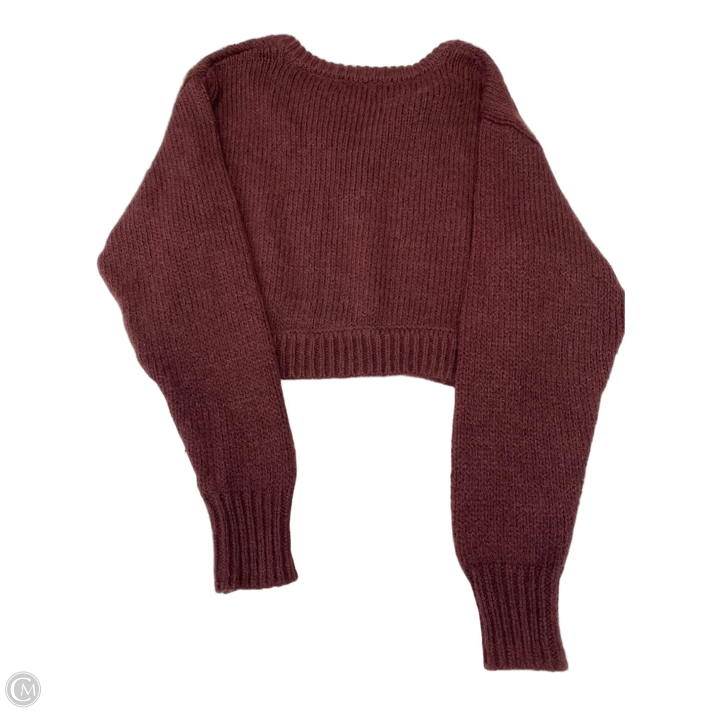 Sweater By Aeropostale In Maroon, Size: S