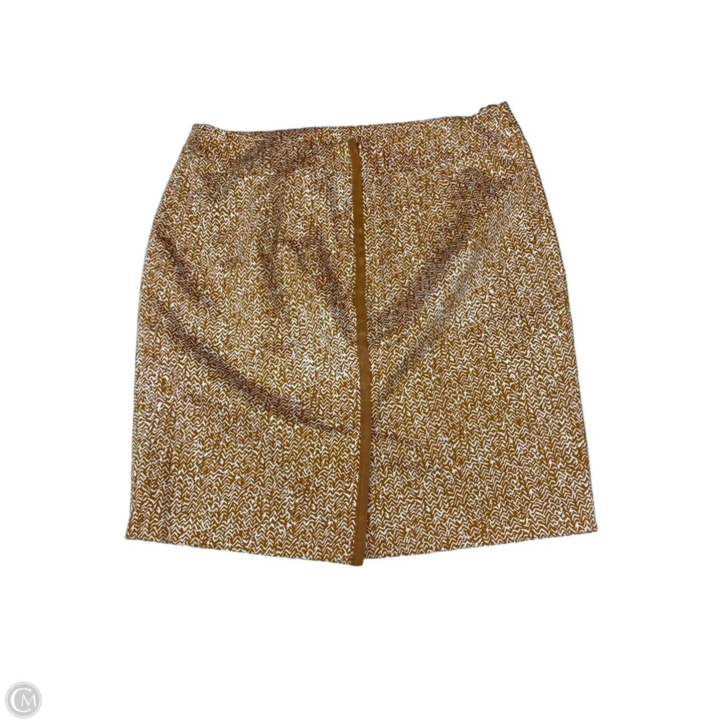 Skirt Mini & Short By Valerie Bertinelli In Brown & White, Size: 12