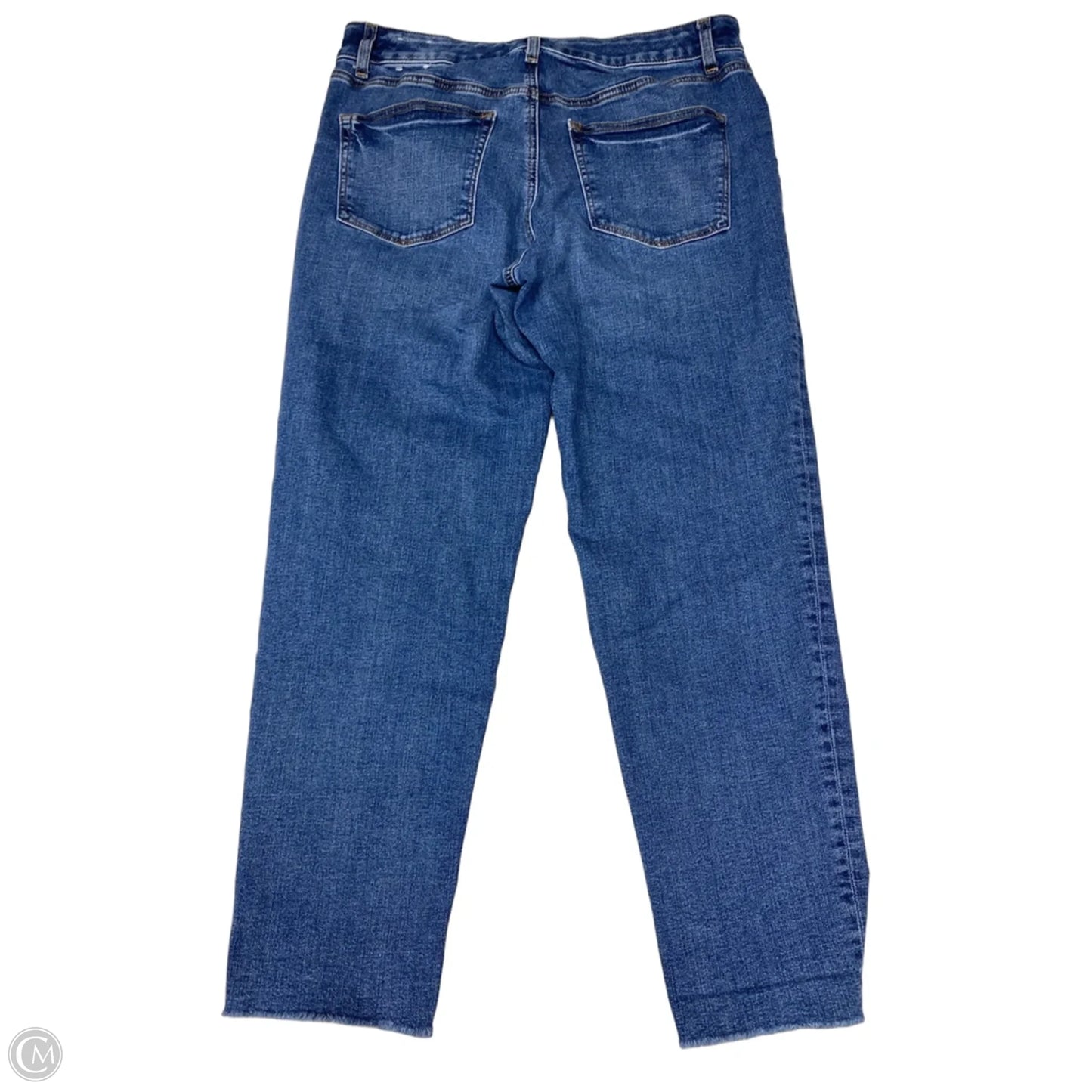 Jeans Straight By Talbots In Blue Denim, Size: 8
