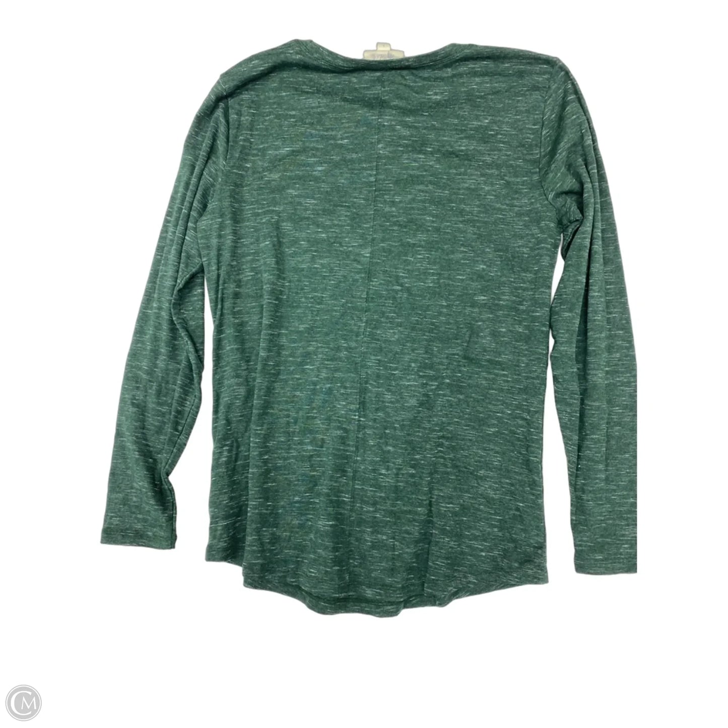 Top Long Sleeve Basic By Style And Company In Green, Size: S