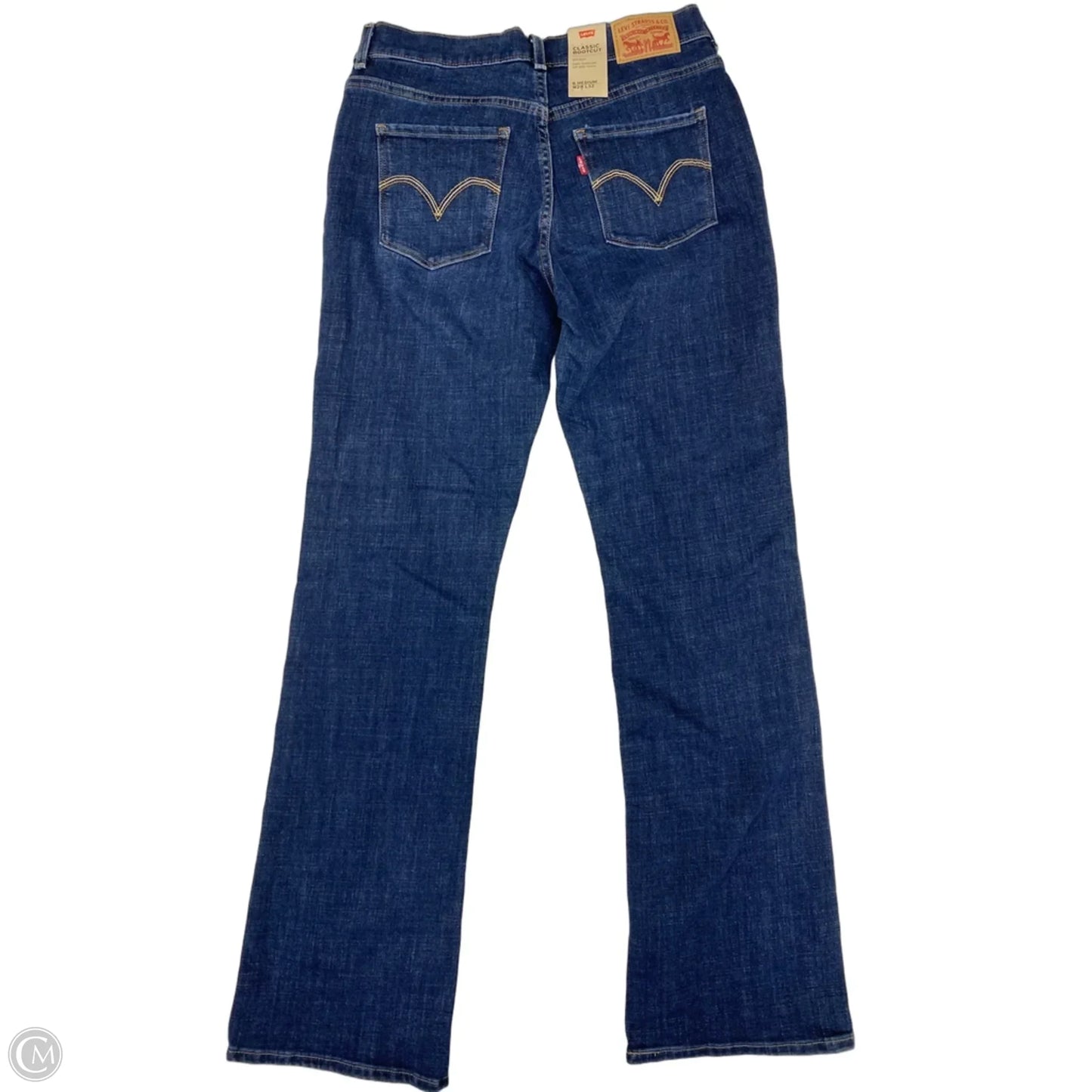 Jeans Boot Cut By Levis In Blue Denim, Size: 6