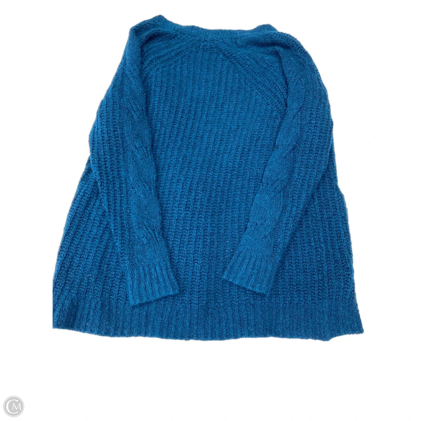 Sweater Cardigan By American Eagle In Blue, Size: Xs