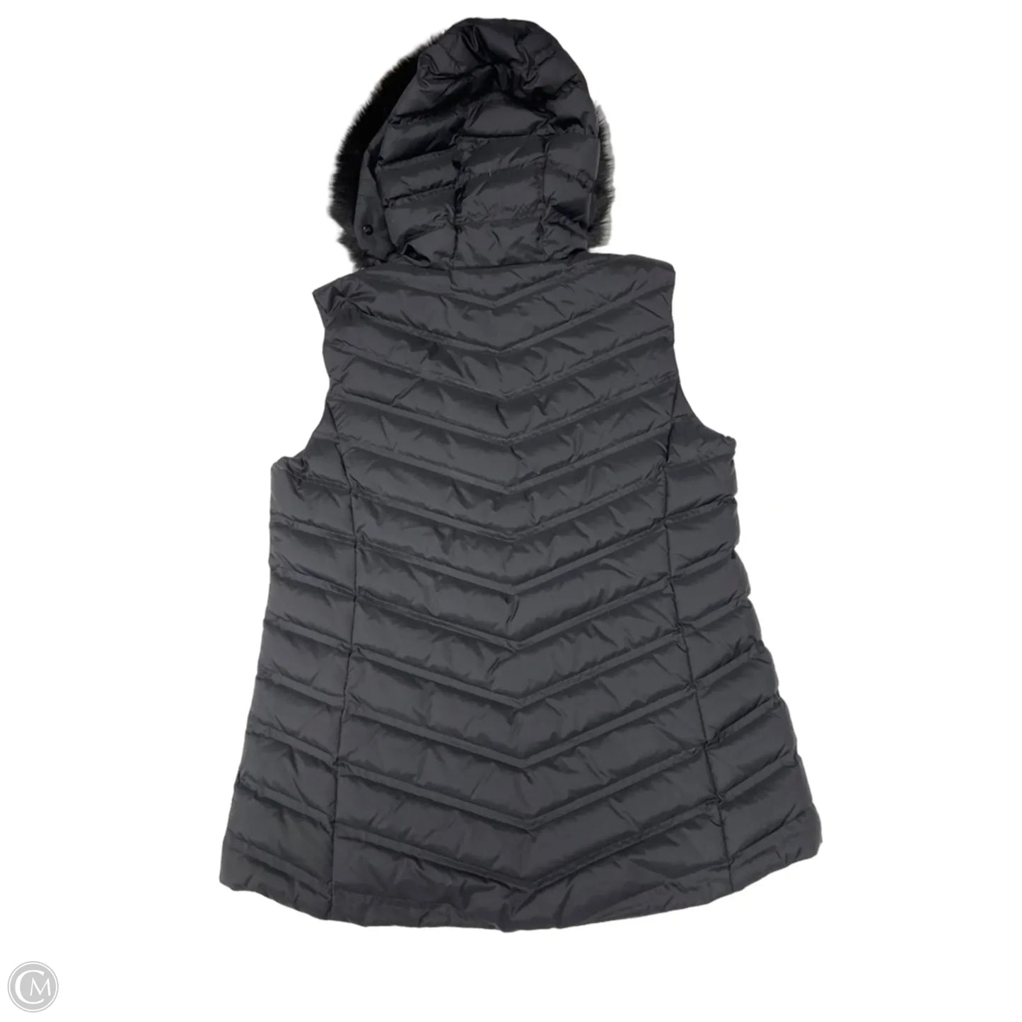Vest Puffer & Quilted By Eddie Bauer In Black, Size: M