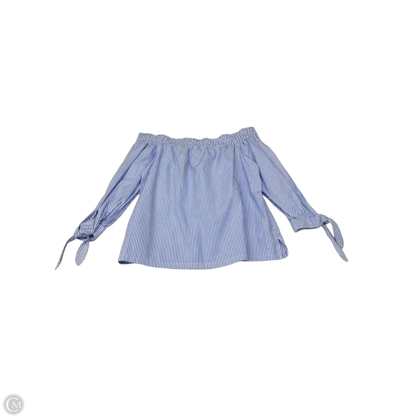 Top Long Sleeve By Loft In Striped Pattern, Size: Xsp