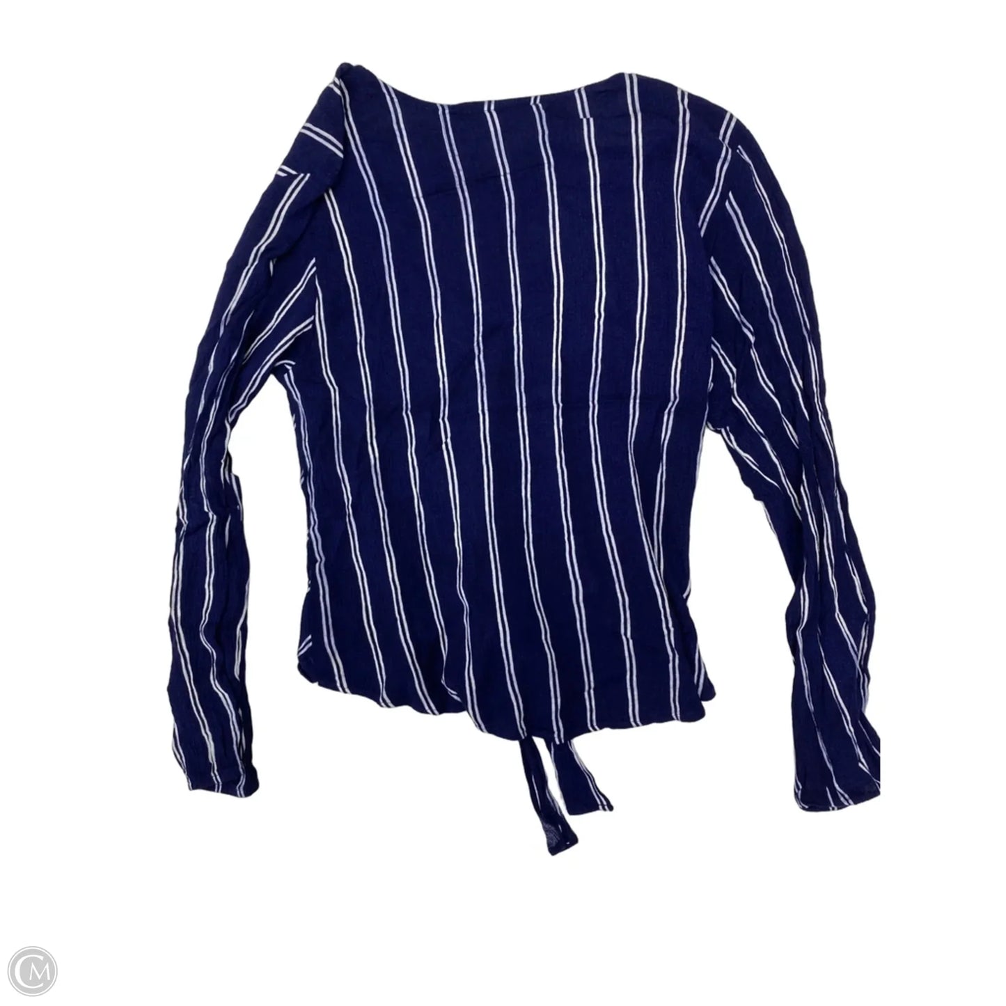 Top Long Sleeve By Clothes Mentor In Striped Pattern, Size: L