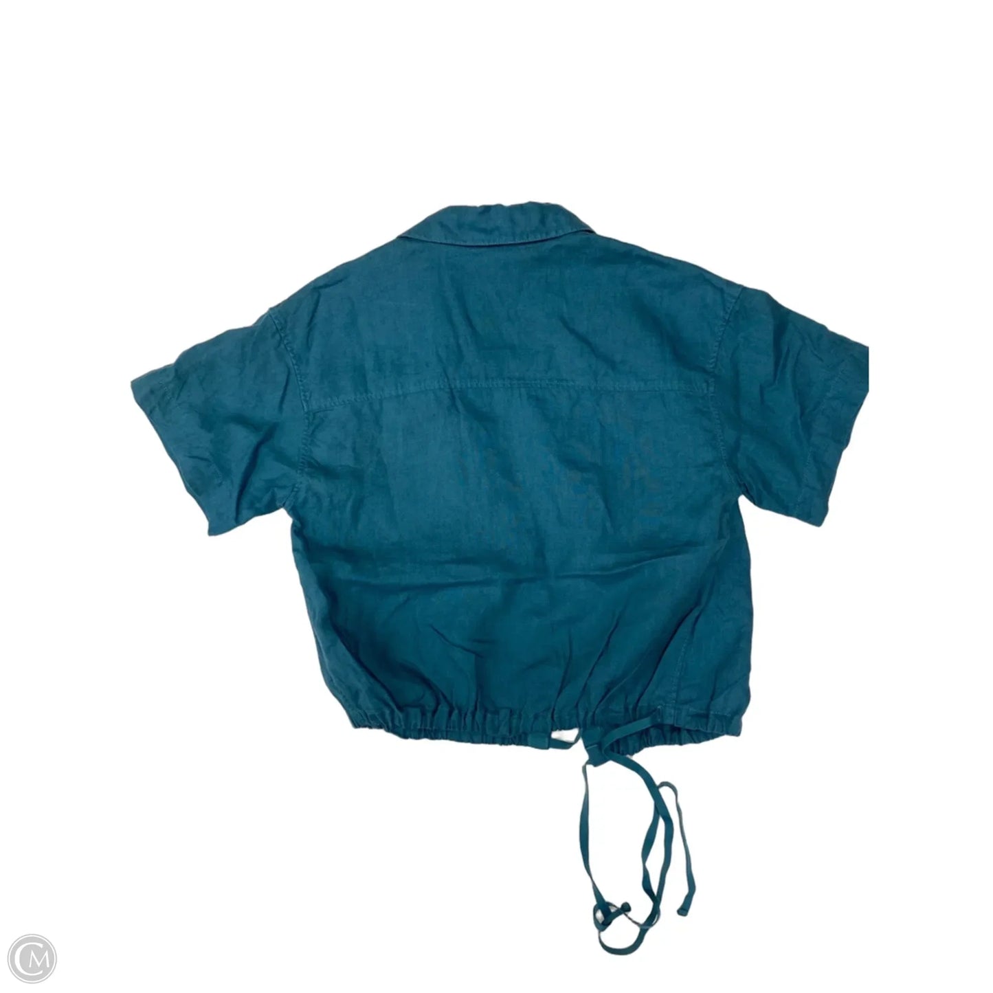 Top Short Sleeve By Athleta In Teal, Size: S