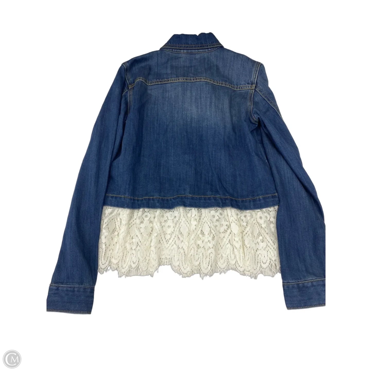 Jacket Denim By Cabi In Blue Denim, Size: Xs