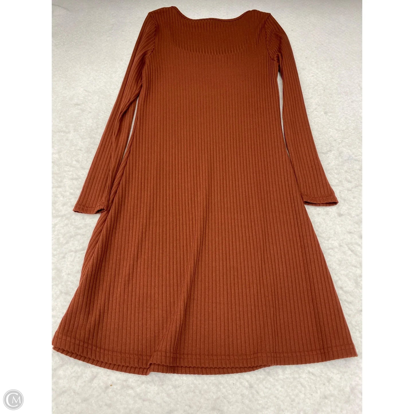 Dress Casual Midi By Old Navy In Brown, Size: Xs