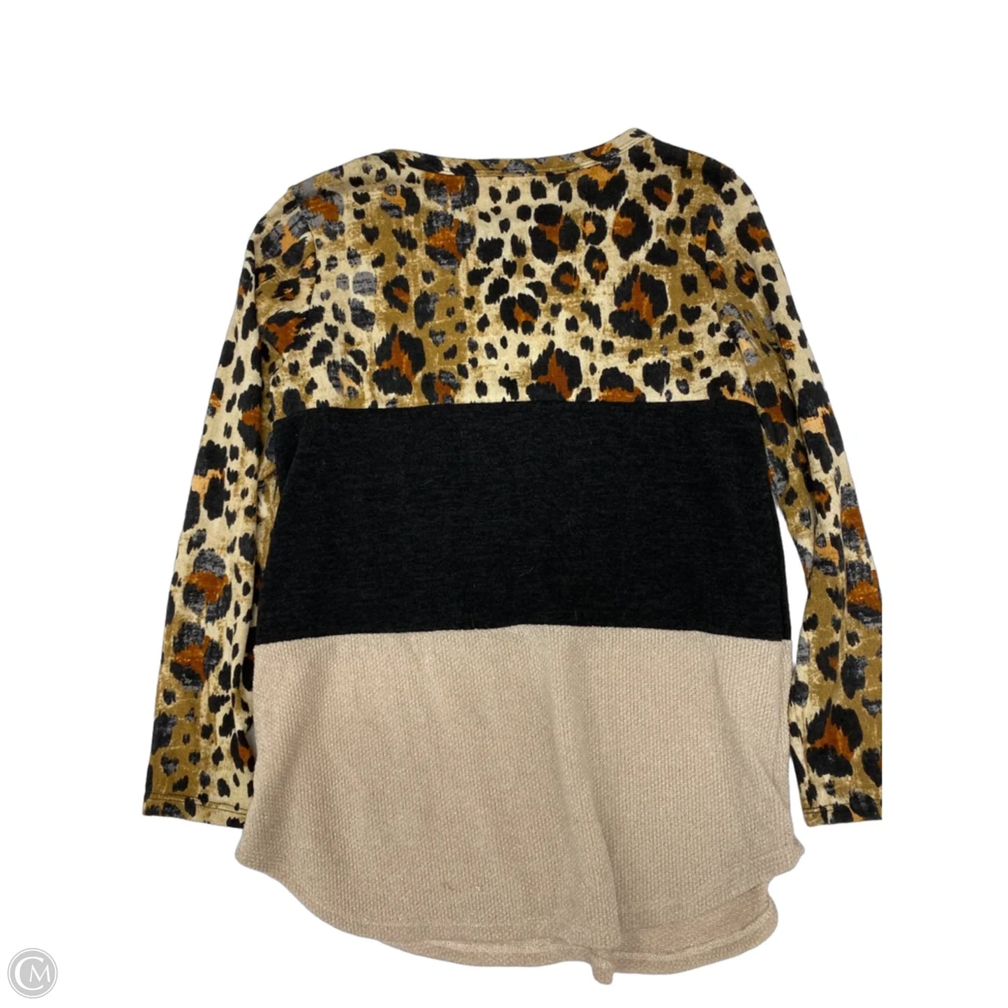 Sweater By Clothes Mentor In Animal Print, Size: L