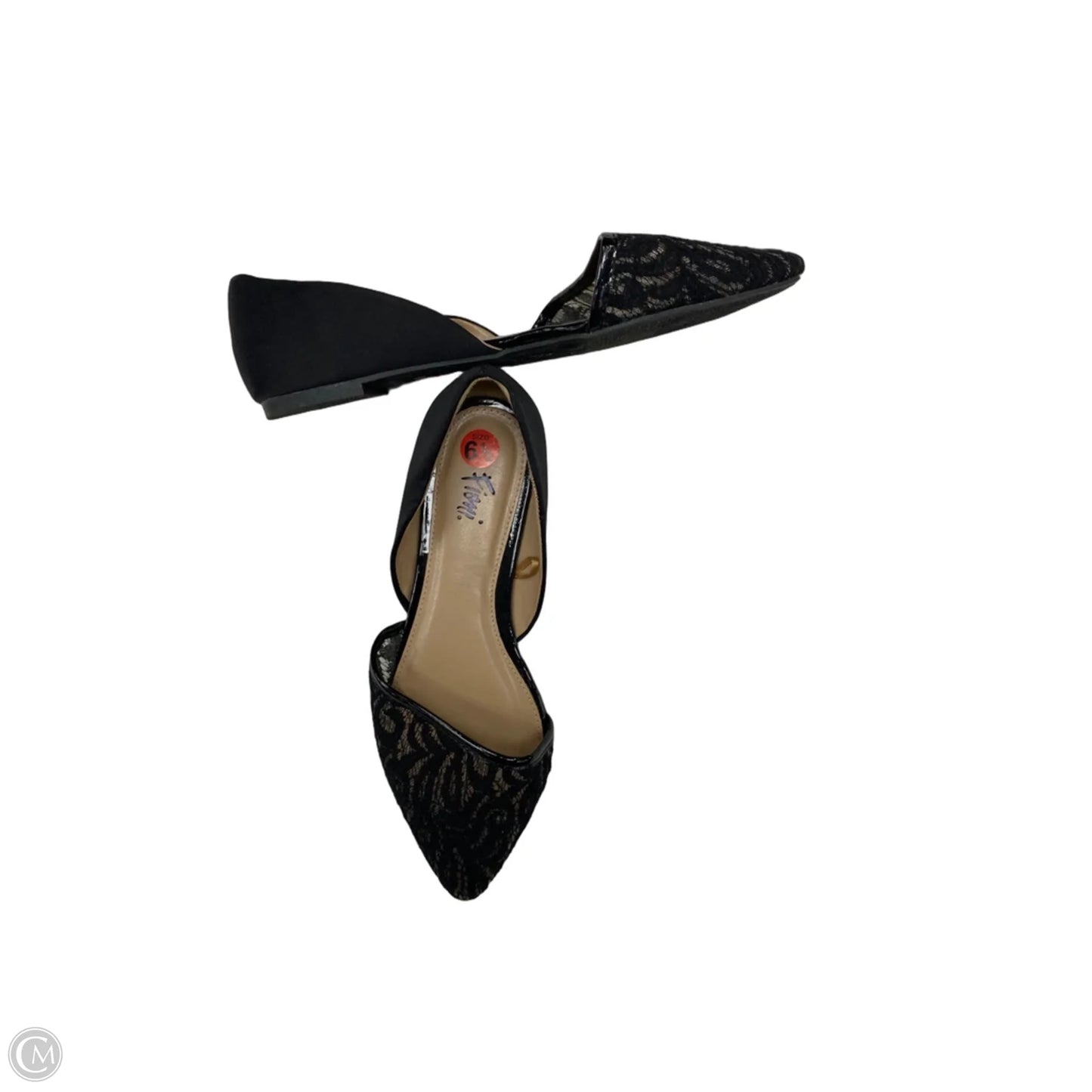 Shoes Flats By Fioni In Black, Size: 6.5