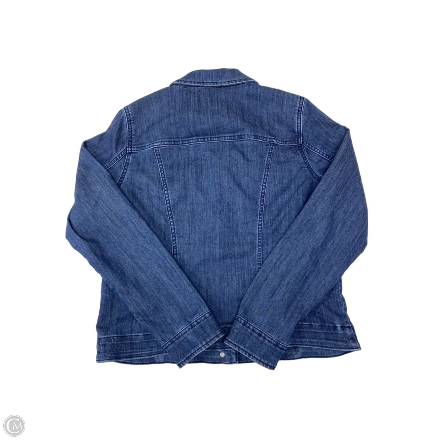 Jacket Denim By Croft And Barrow In Blue Denim, Size: Xs