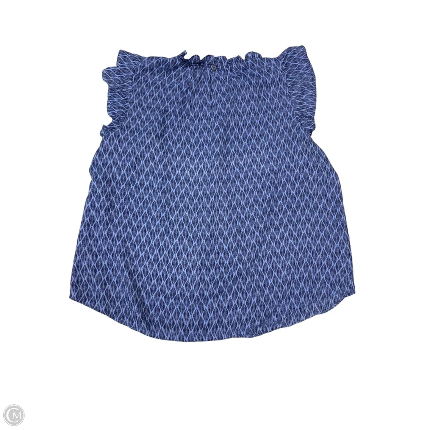 Blouse Sleeveless By Loft In Blue, Size: Xl