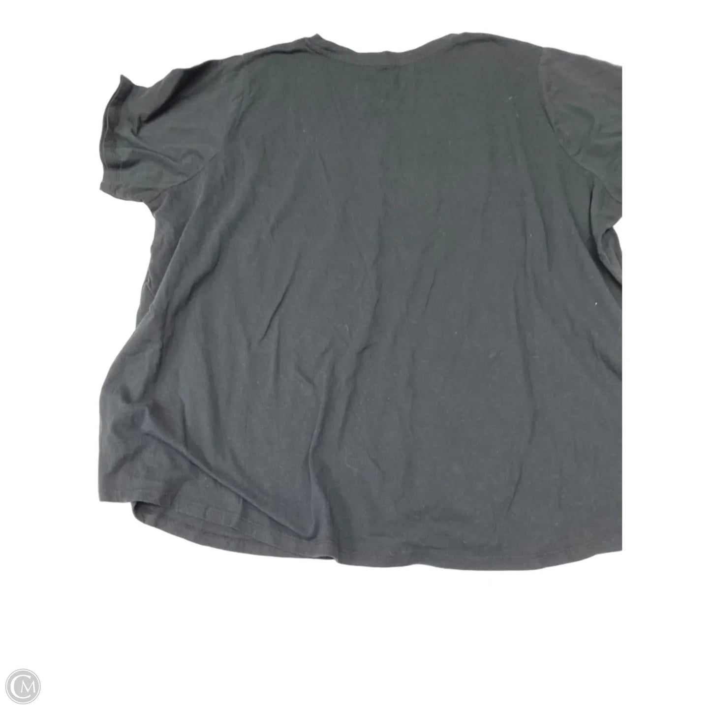 Top Short Sleeve Basic By Clothes Mentor In Black, Size: 3x