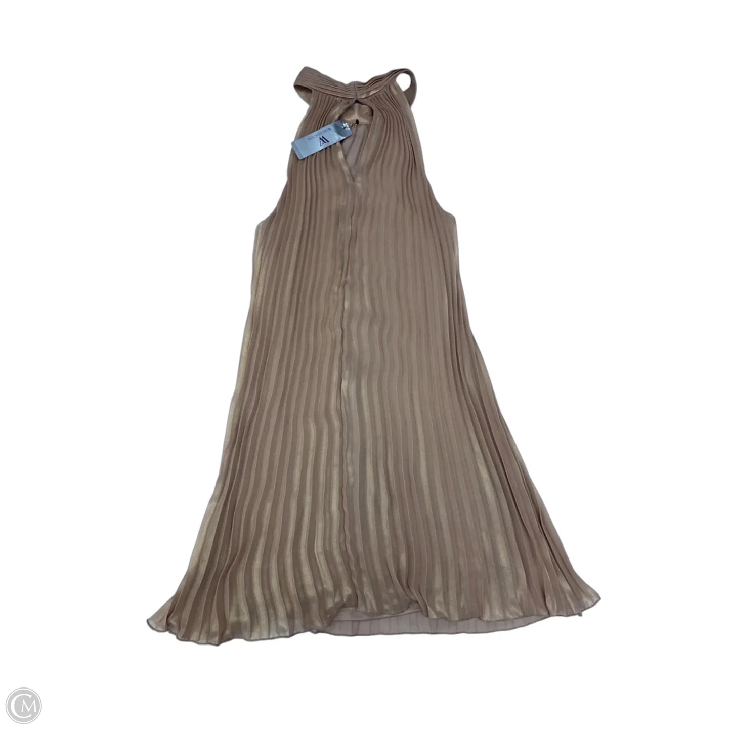 Blouse Sleeveless By Worthington In Gold, Size: M