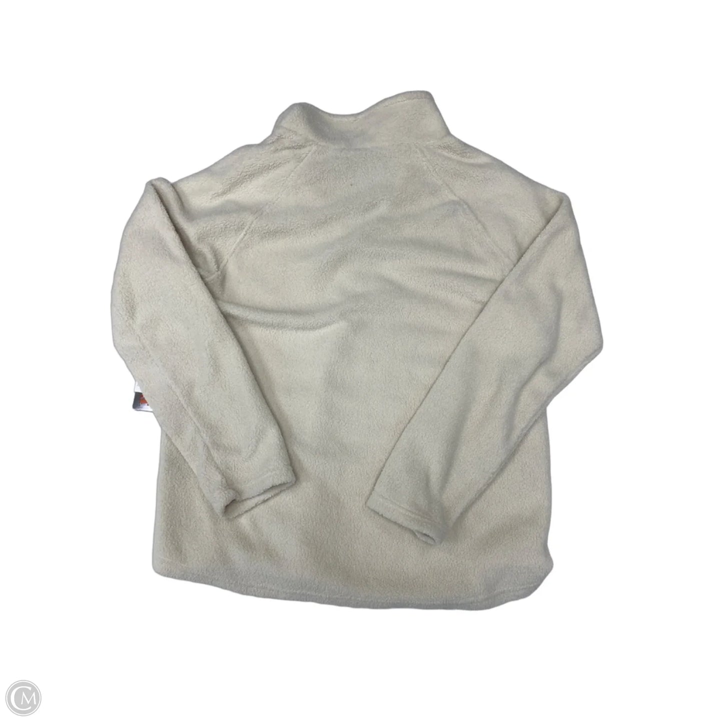 Coat Faux Fur & Sherpa By Clothes Mentor In Cream, Size: M