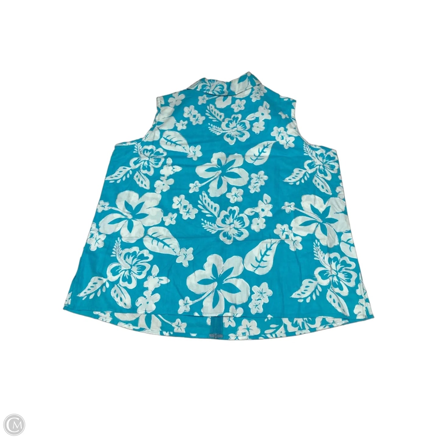 Top Short Sleeve By Dressbarn In Blue, Size: 2x