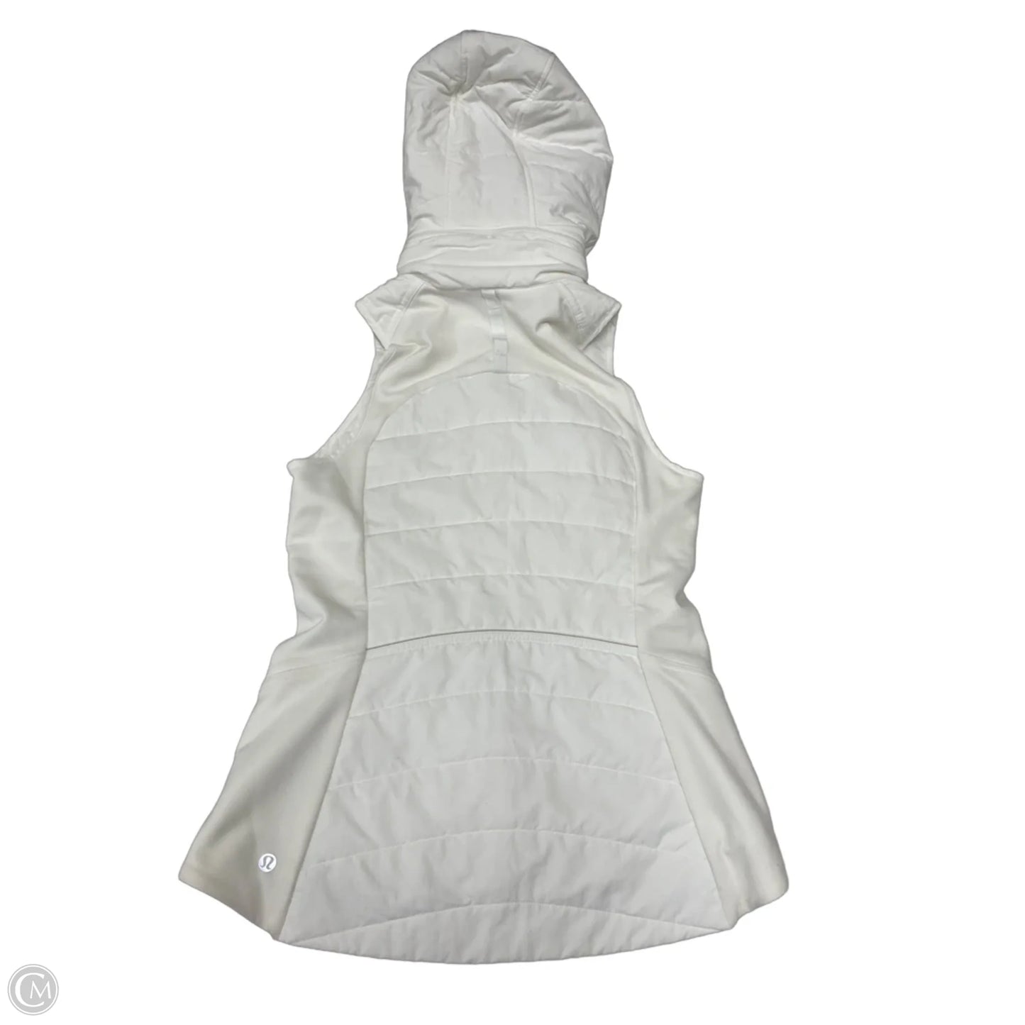 Athletic Jacket By Lululemon In White, Size: S