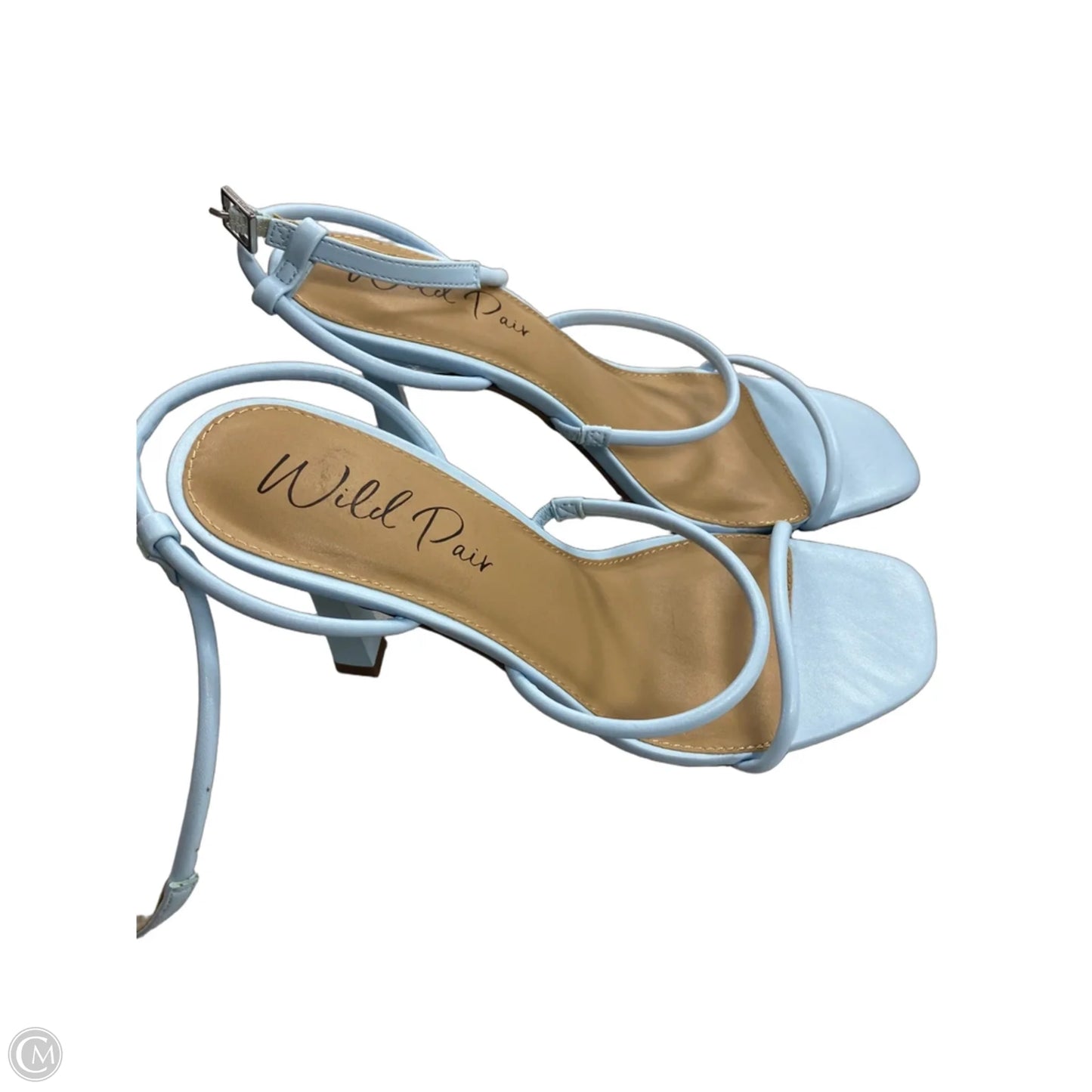 Sandals Heels Stiletto By Clothes Mentor In Blue, Size: 9