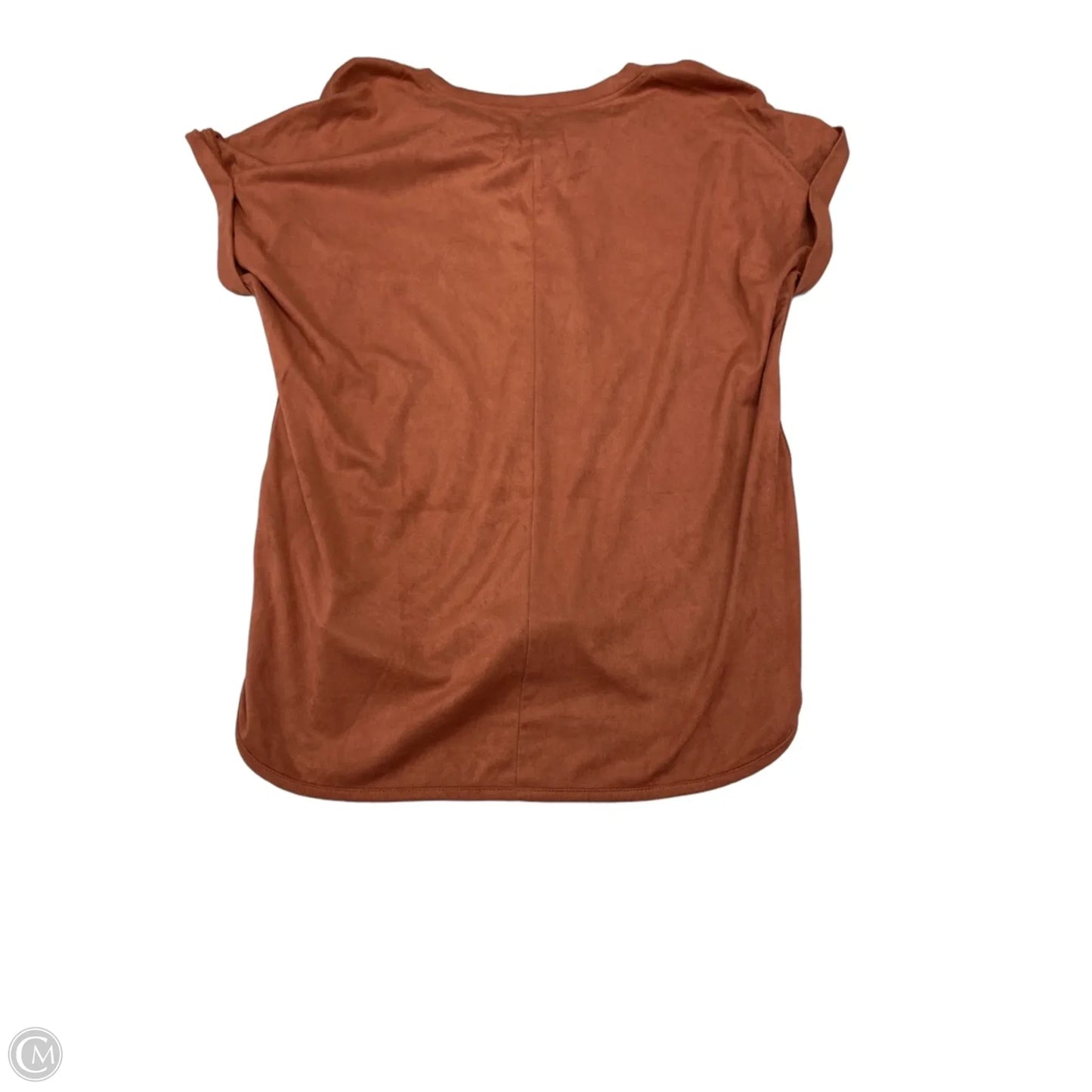 Blouse Short Sleeve By Cupio In Orange, Size: Xl