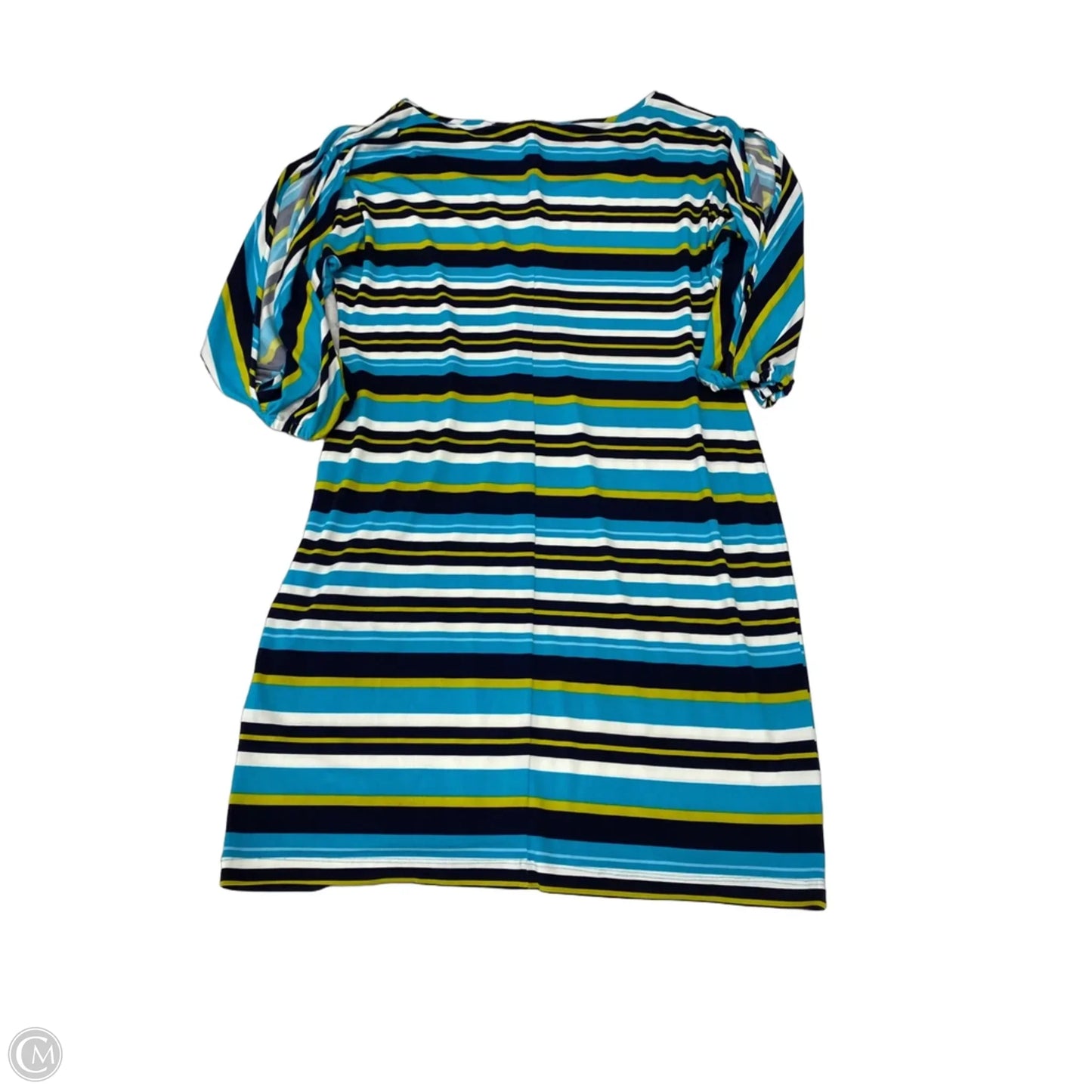 Dress Work By Calvin Klein In Striped Pattern, Size: L