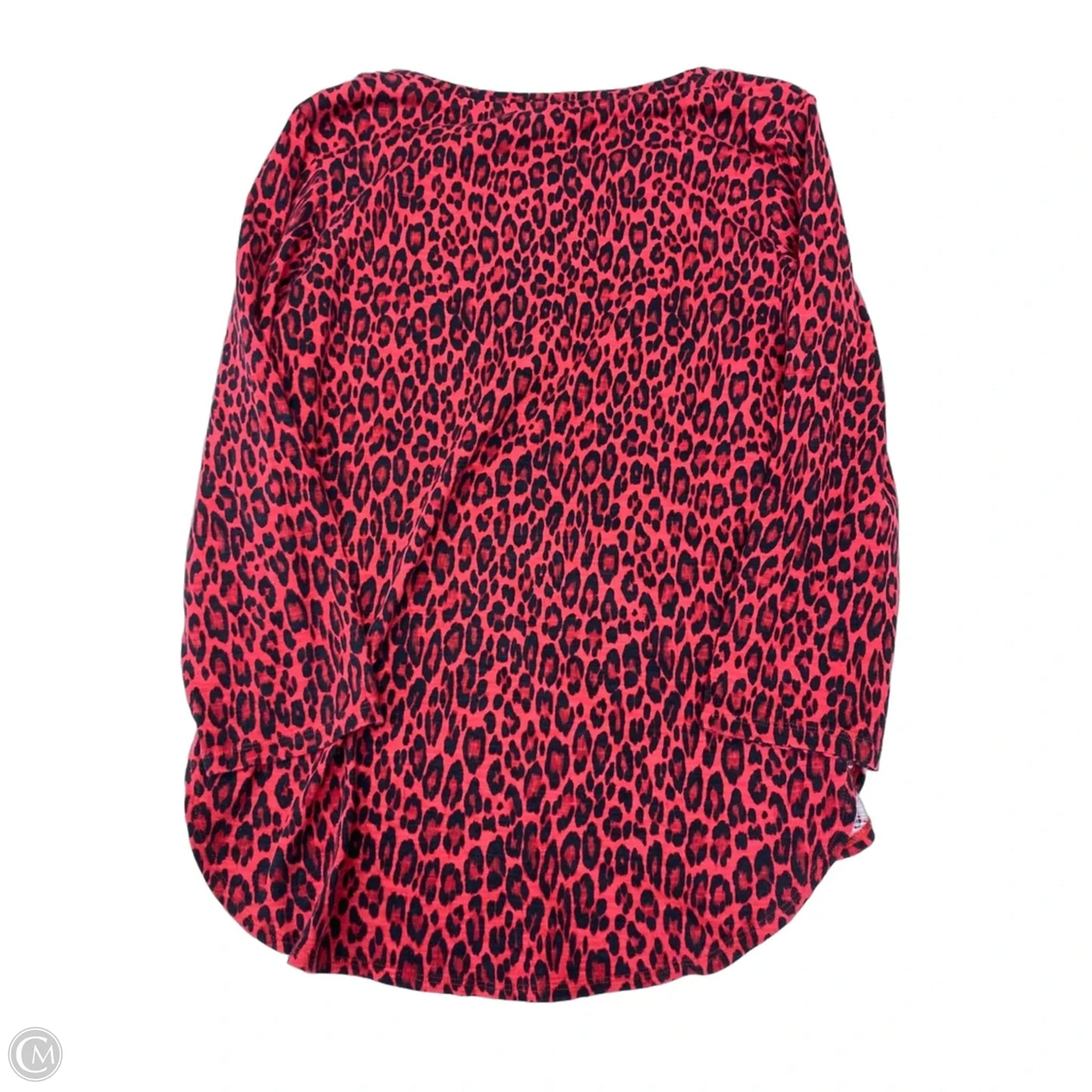 Top Long Sleeve By Tommy Bahama In Animal Print, Size: M